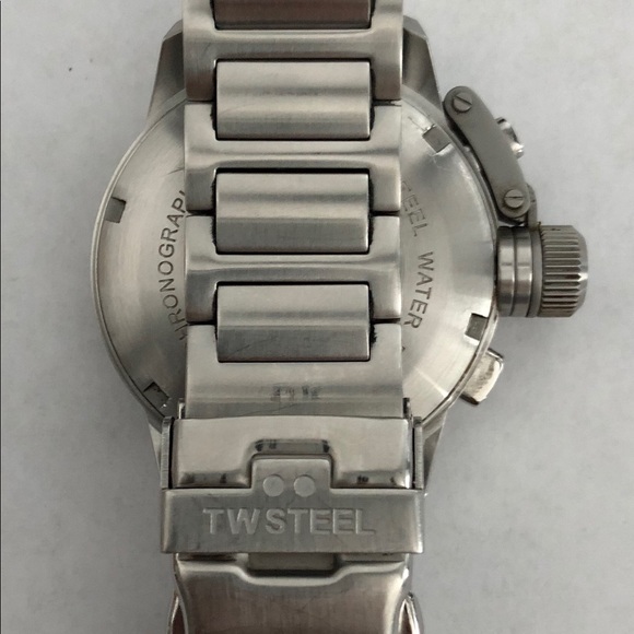 TW Steel Canteen 40mmBlack Dial Stainless Steel display picture 3